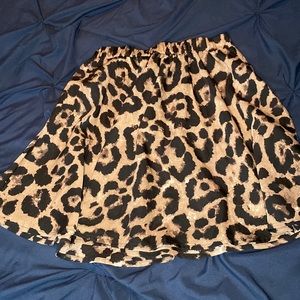 Leopard Print Skirt